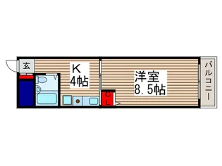 ルミネッセンス茂出木【3階】の間取り