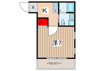 ランコントル【1階】の間取り