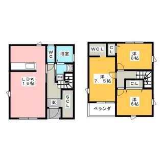 ベルフォーレ A棟の間取り