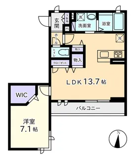 グランシニフィエ【2階】の間取り