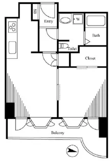 インペリアル南麻布コート&サテライト【7階】の間取り