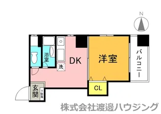 ウエストサイド江坂【7階】の間取り