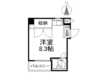 ラビットハイツ【3階】の間取り