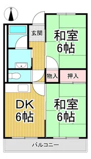 コーポ西台【3階】の間取り