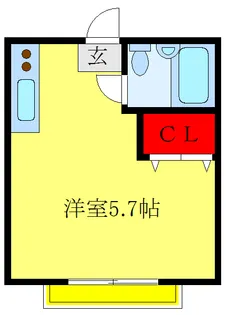 NT西川口コーポB棟【2階】の間取り