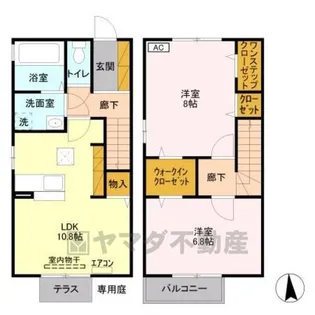 セリア【2階】の間取り