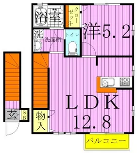 ルミエール【2階】の間取り