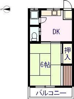 チェリーブロッサム【2階】の間取り