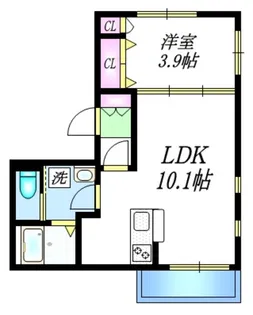 カーサ ミハス【2階】の間取り