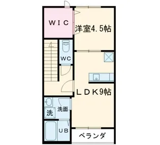 ルミウス延喜 B棟【2階】の間取り