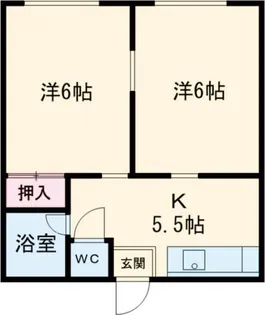 ひかりマンション【2階】の間取り