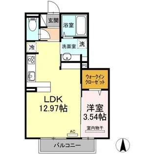 プリマベーラ桜岡公園【2階】の間取り