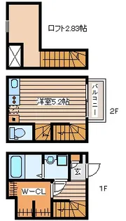 ラ・カーサイズミ【1階】の間取り