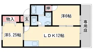 グランメゾン・I A棟【1階】の間取り