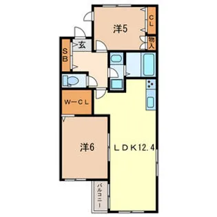 Maison Rits【2階】の間取り