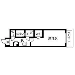 アクアスイート新大阪【3階】の間取り