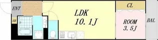 アート吹田泉町【1階】の間取り