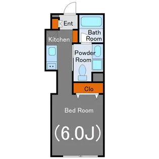 ASTILE目黒不動前【2階】の間取り