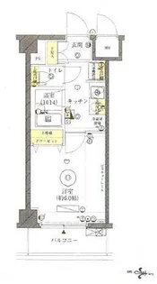 クレイシア矢口【3階】の間取り
