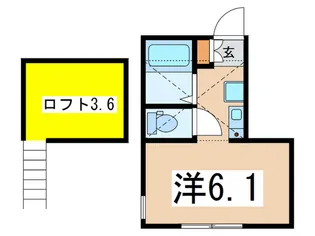 G・Aヒルズ矢部町【2階】の間取り