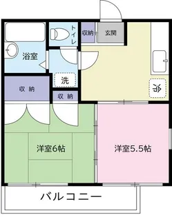 プロスパーハウス【1階】の間取り