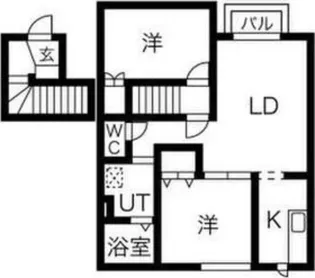 shell charmant【2階】の間取り