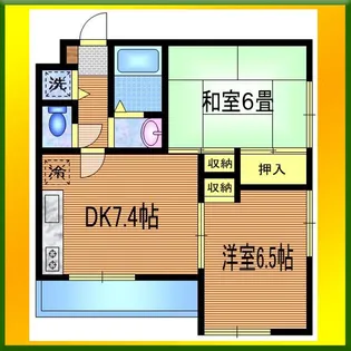 シエスタ【2階】の間取り