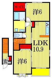 アメニティーII【2階】の間取り