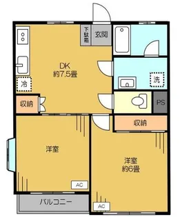 メゾン要町(旧ルミナスT.I)【3階】の間取り