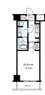ルフレグランデ押上【5階】の間取り
