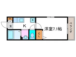 パピエ RAKUSAI【2階】の間取り