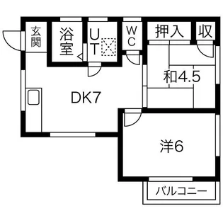 サンピュア望月【1階】の間取り