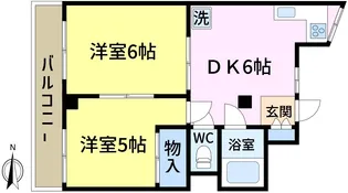 グリーンヒルズ【3階】の間取り