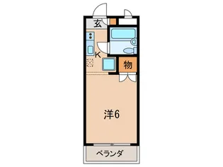 ホワイトメゾン塩屋【2階】の間取り