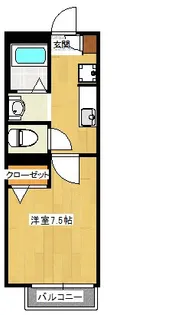 La Maison Sakura B【2階】の間取り