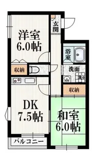 キャッスル高根KO【3階】の間取り