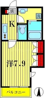 ホワイトハウス【2階】の間取り