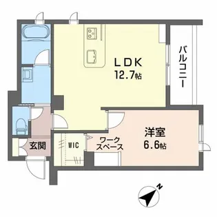 Polaris東静岡【3階】の間取り