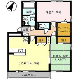 スプランドール【2階】の間取り