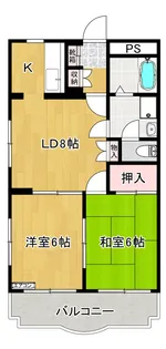 グレイトマンション【3階】の間取り