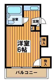 ハイツ藤【2階】の間取り