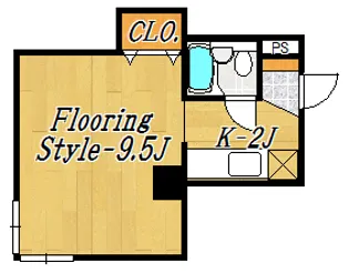 第5山秀ビル【2階】の間取り