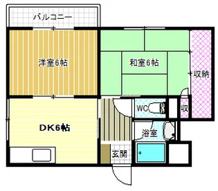 Y’sCOURT【1階】の間取り
