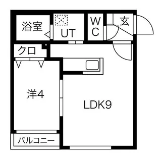プレシェルト南円山【4階】の間取り