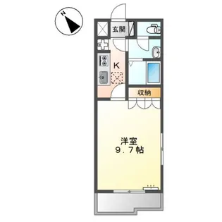 ヴァンベールヤマモト【1階】の間取り