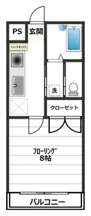 ナロージュ【1階】の間取り