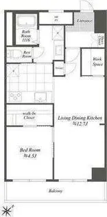 ブルーノコート蒲田【2階】の間取り