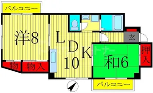 ニュー美藤マンション【4階】の間取り