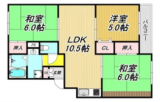 メゾン鈴原【2階】の間取り
