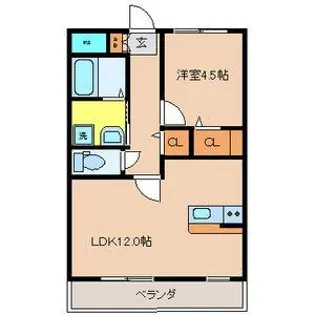 ルヴェスト【3階】の間取り